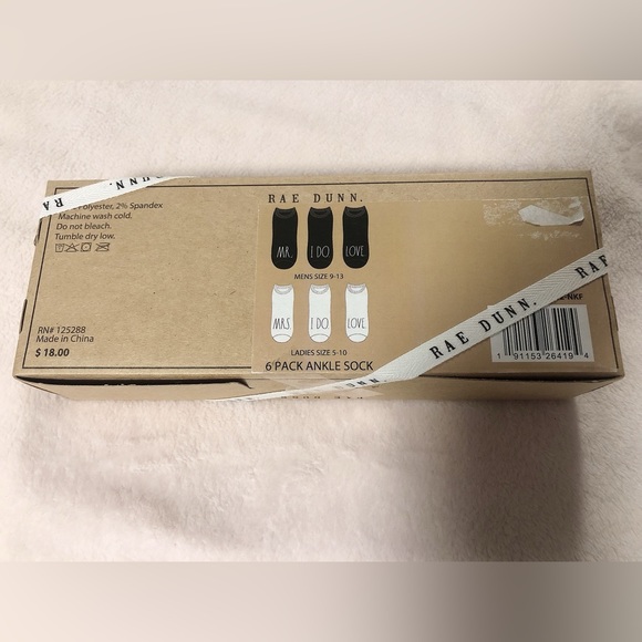 Rae Dunn Socks (his&Her) - Picture 2 of 2